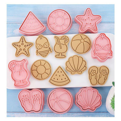 Summer Cookie Mold Set