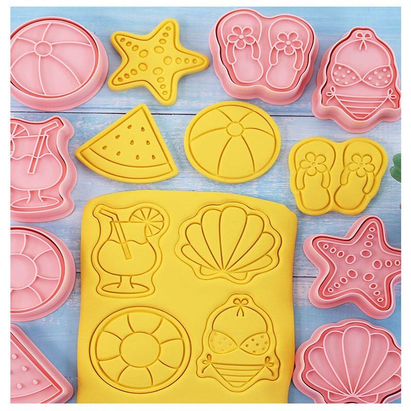 Summer Cookie Mold Set