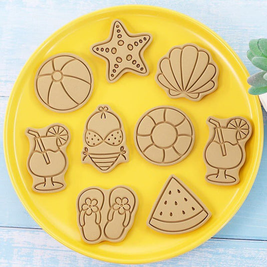 Summer Cookie Mold Set