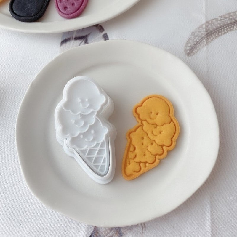 Summer Ice Cream Shaped Cookie Mold