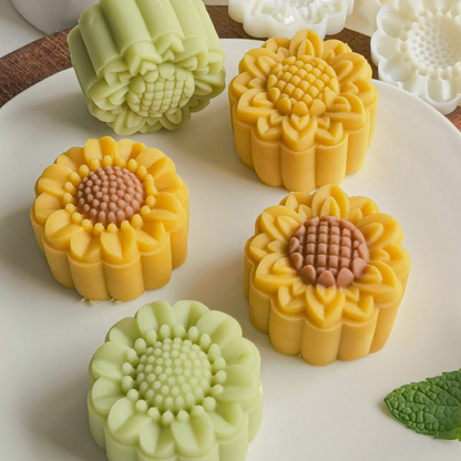 Sunflower Mooncake Mold