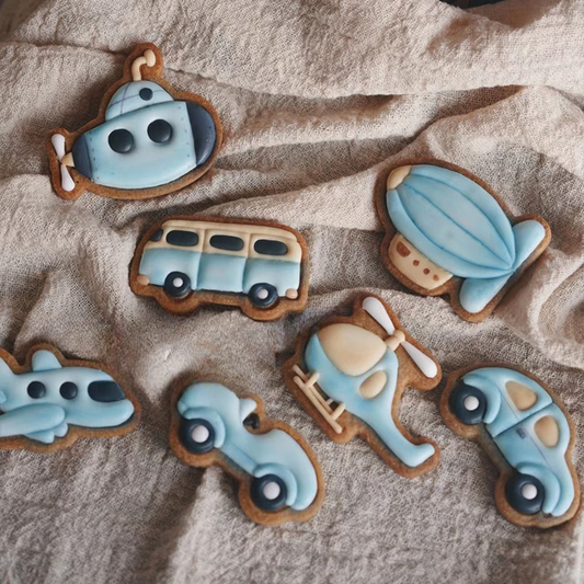 Transportation Theme Icing Biscuit Mold