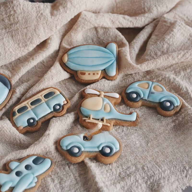 Transportation Theme Icing Biscuit Mold