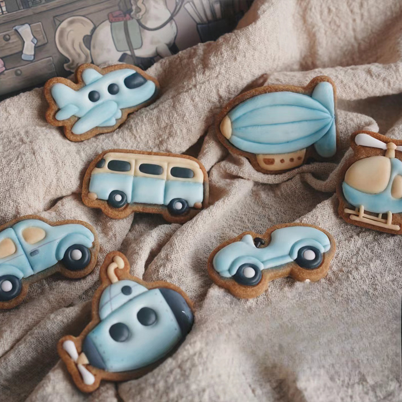 Transportation Theme Icing Biscuit Mold