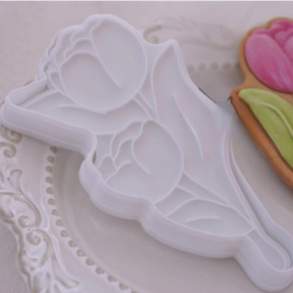 Tulip Frosting Cookie Mold