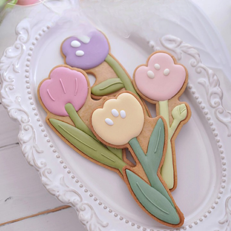 Tulip Frosting Cookie Mold