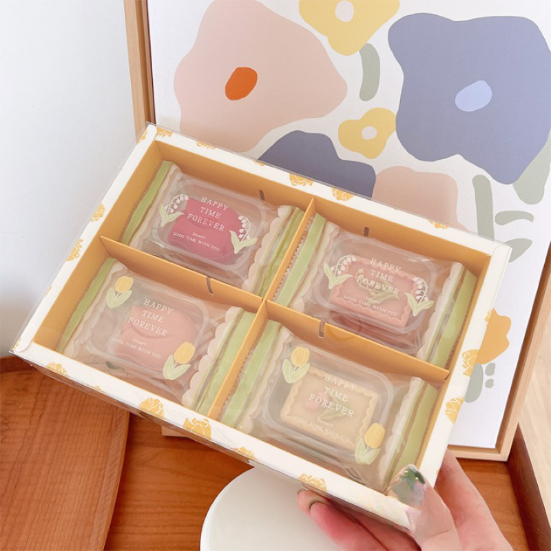 Tulip Mooncake Packaging Box