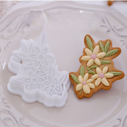 Tulip Shaped Frosted Biscuit Mold