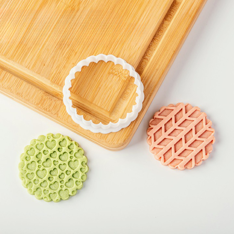 Waffle Texture Geometric Pattern Biscuit Mold