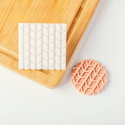 Waffle Texture Geometric Pattern Biscuit Mold