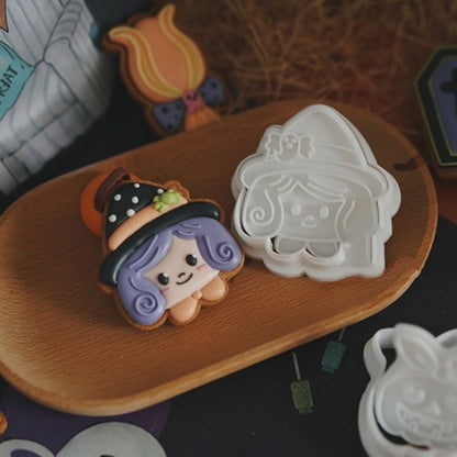 Witch Cat Halloween Mold