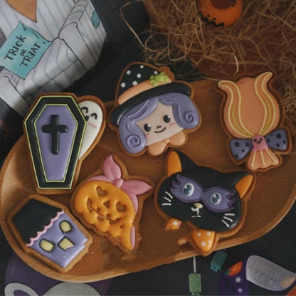 Witch Cat Halloween Mold