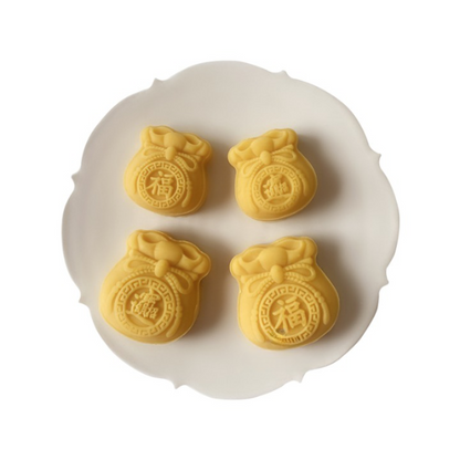 2 Pieces Bag Shaped Mooncake Moulds