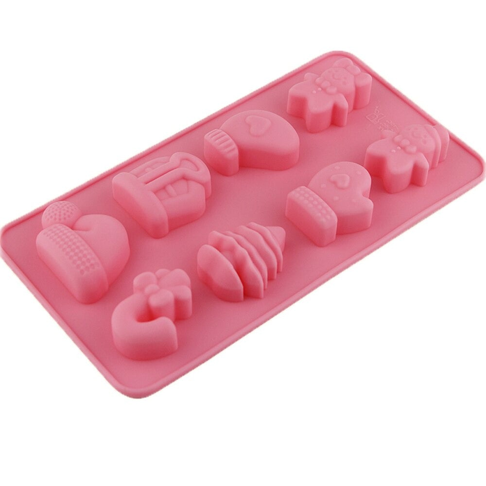 Christmas Silicone Chocolate And Fondant Mold