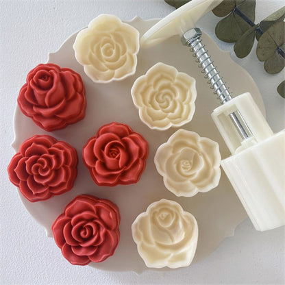 Rose Shape Mooncake Mold