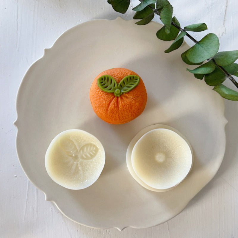 Tangerine Shape Moon Cake Mold Fruit