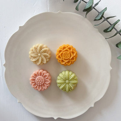 Mini Flower Moon Cake Shape Mold