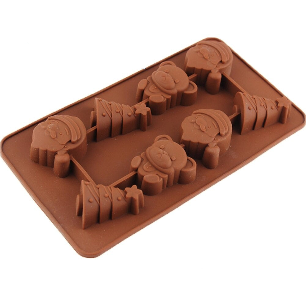 Christmas Silicone Chocolate And Fondant Mold