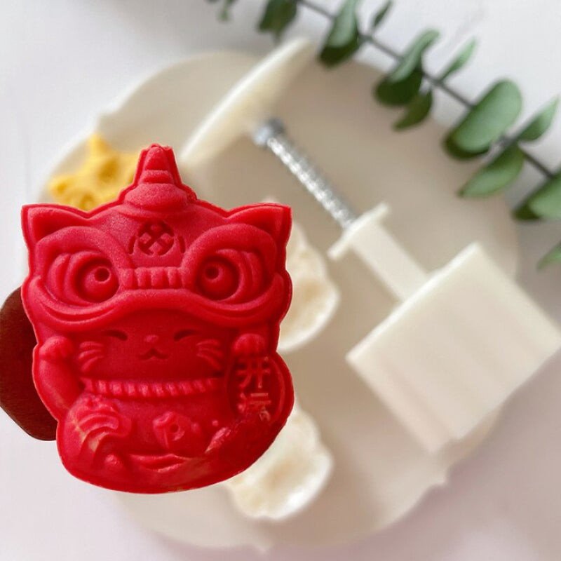 Lion Mooncake Mold