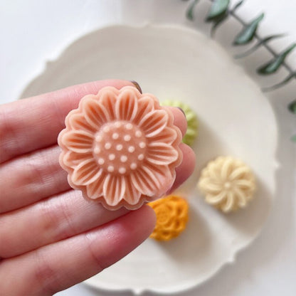 Mini Flower Moon Cake Shape Mold