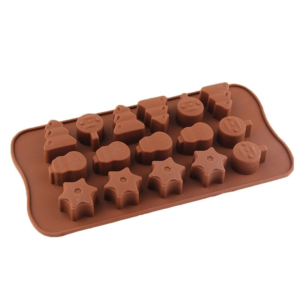 Christmas Silicone Chocolate And Fondant Mold