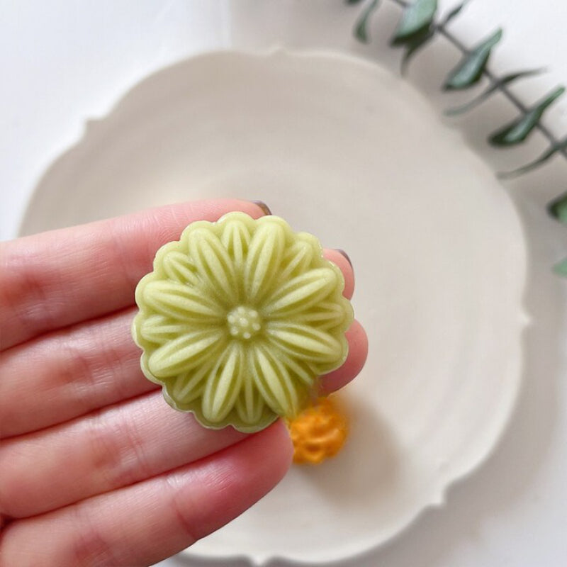 Mini Flower Moon Cake Shape Mold