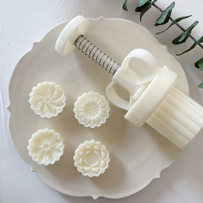 Mini Flower Moon Cake Shape Mold