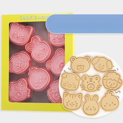 Animal Biscuit Cookie Shaper Set