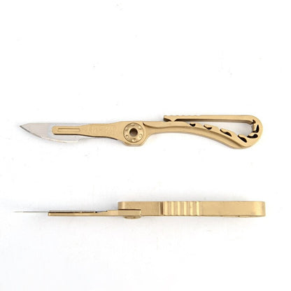 Brass Key Chain With Portable Tool