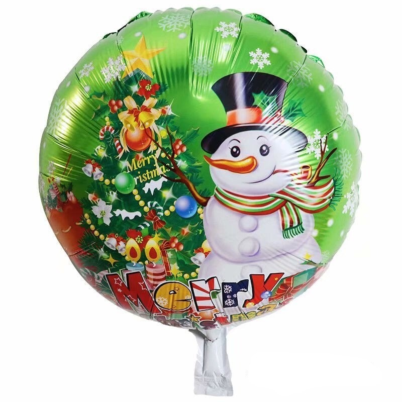 Merry Christmas Ballons Decoratives