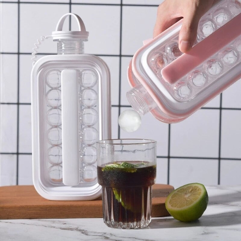 Portable Two-In-One Ice Maker Jug