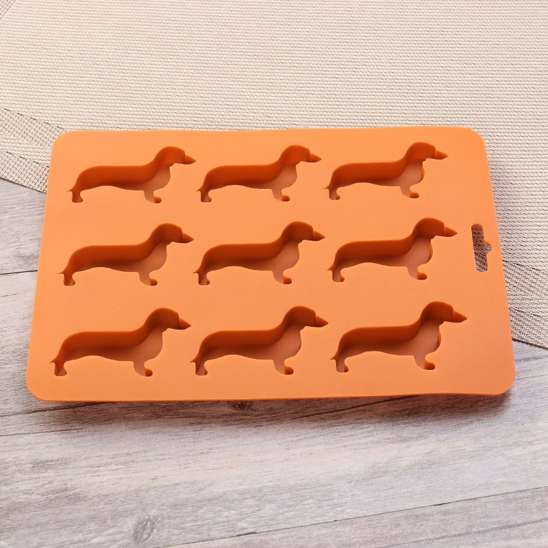 Dachshund Dog Shaped Silicone Ice Cube