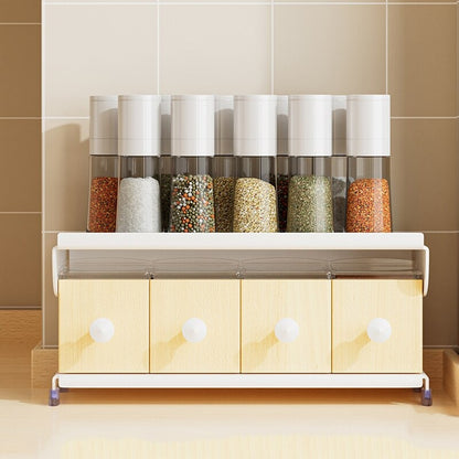 Wall Mount Spice Rack Organizer