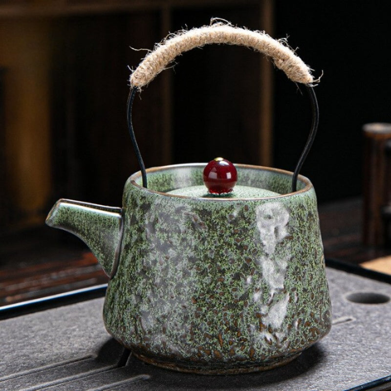 Retro Stone Ceramic Tea Pot