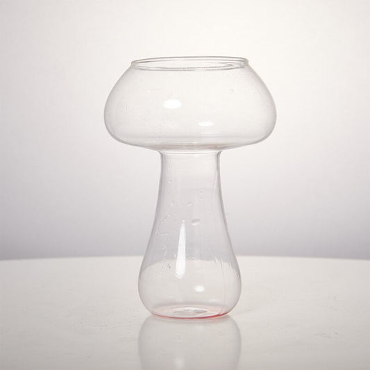 Mushroom Design Glass