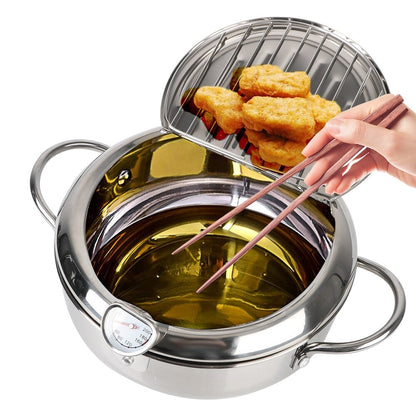 2.2L Deep Frying Pot With Thermometer