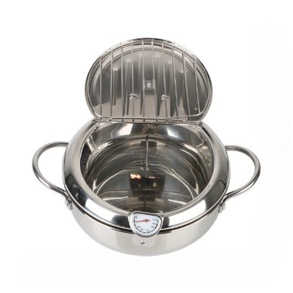 2.2L Deep Frying Pot With Thermometer