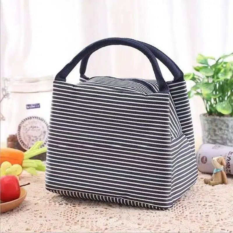 Trumpet Striped Pattern Lunch Bag