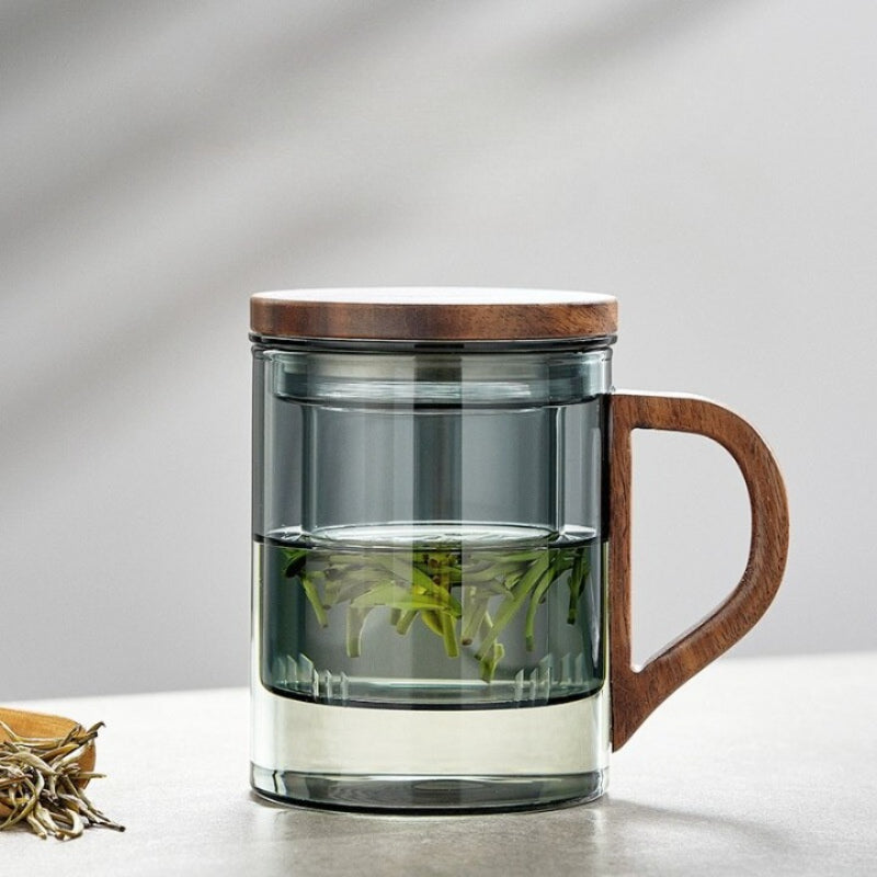 Thickened High Temperature Resistant Glass Water Cup