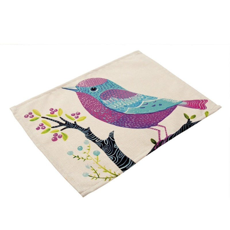 Bird Pattern Table Mat