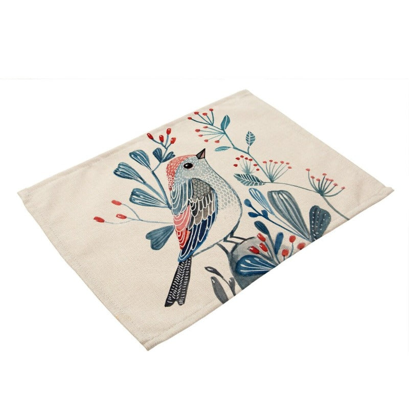 Bird Pattern Table Mat