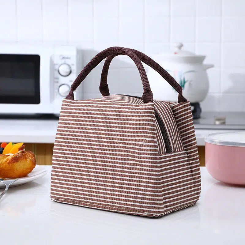 Trumpet Striped Pattern Lunch Bag