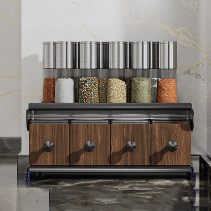 Wall Mount Spice Rack Organizer