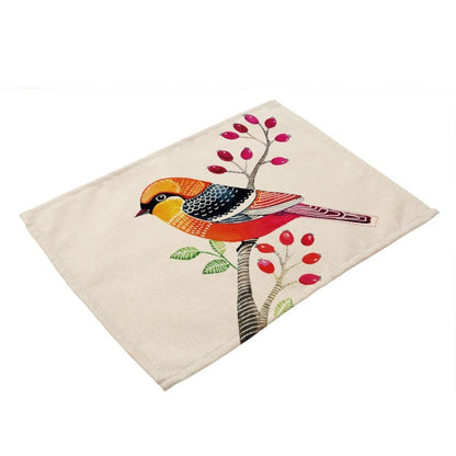 Bird Pattern Table Mat