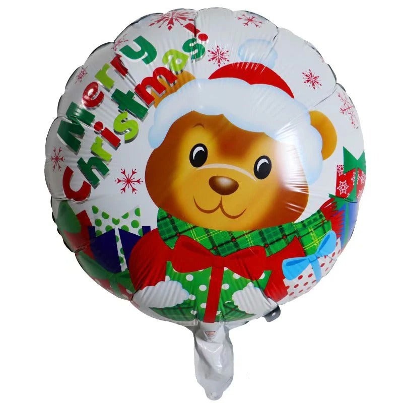 Merry Christmas Ballons Decoratives