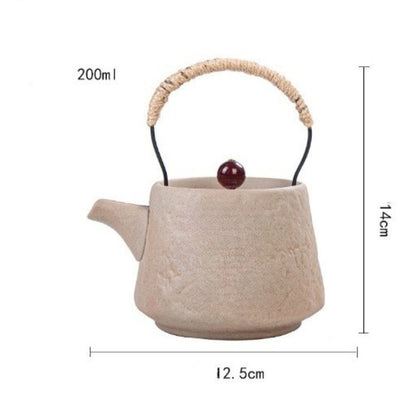 Retro Stone Ceramic Tea Pot