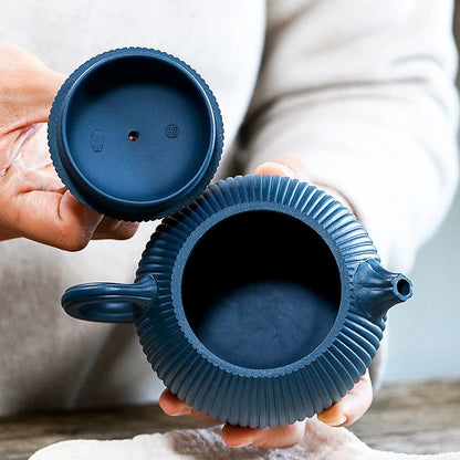 Azure Clay Kettle Teapot