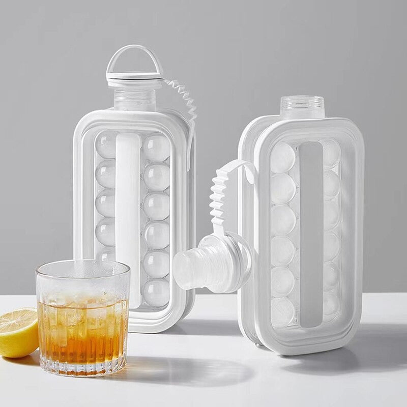 Portable Two-In-One Ice Maker Jug