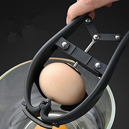 Handheld Egg Opener With Egg Yolk White Separator