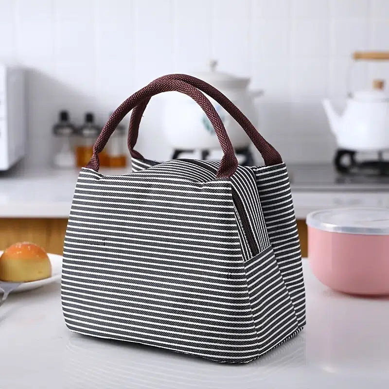 Trumpet Striped Pattern Lunch Bag